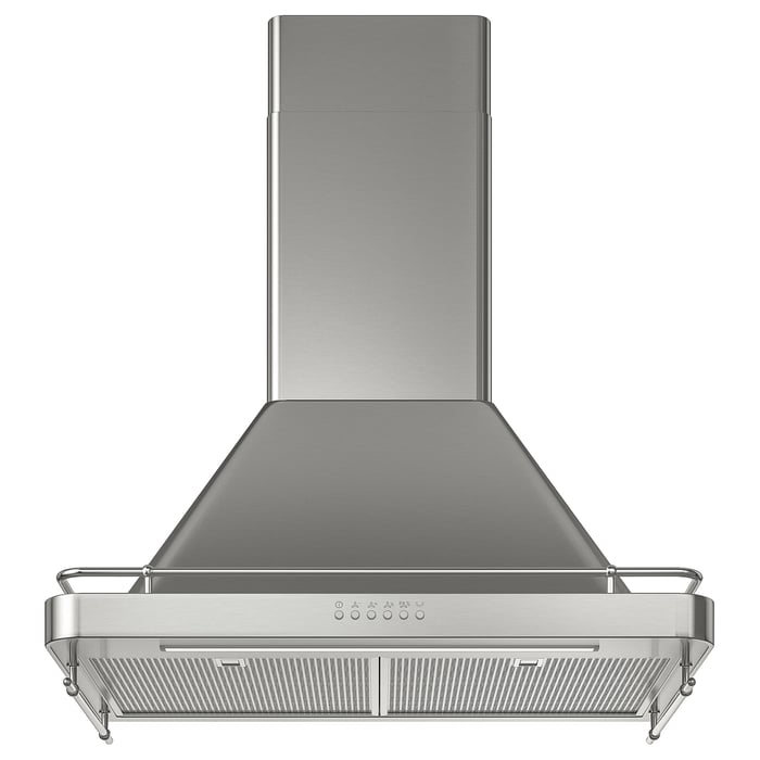 ALLMÄNBILDAD Wall mounted range hood Stainless steel IKEA