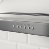 ALLMÄNBILDAD Wall mounted range hood, Stainless steel