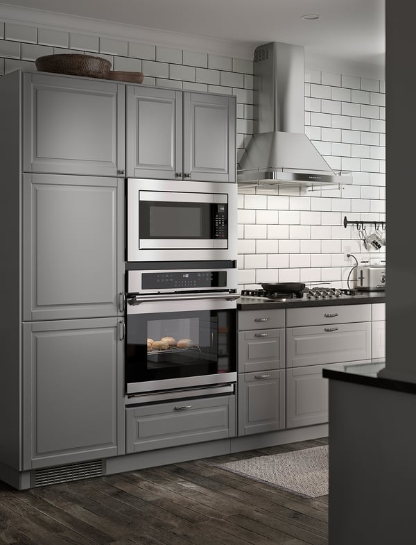 ALLMÄNBILDAD Wall mounted range hood, Stainless steel