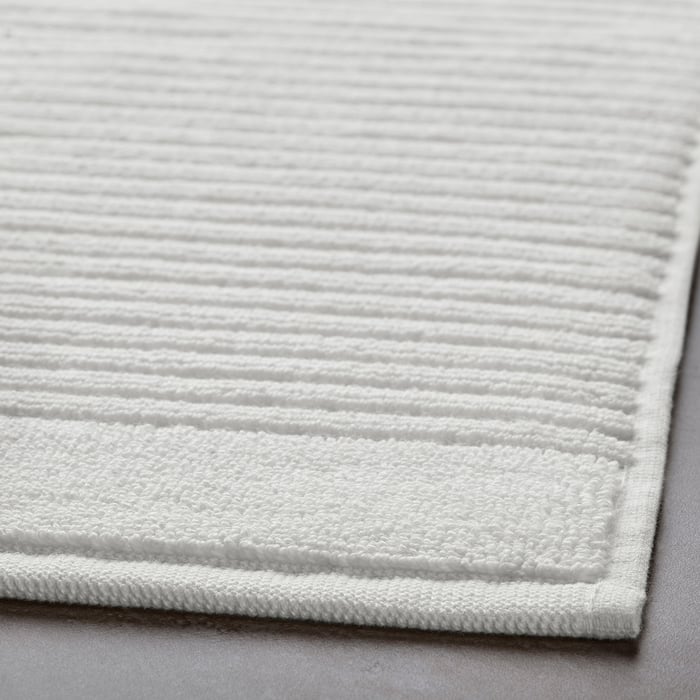 ALSTERN bath mat, white, 50x80 cm (20x31") - IKEA CA