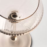 ANLEDNING Champagne coupe, light brown, 9 oz