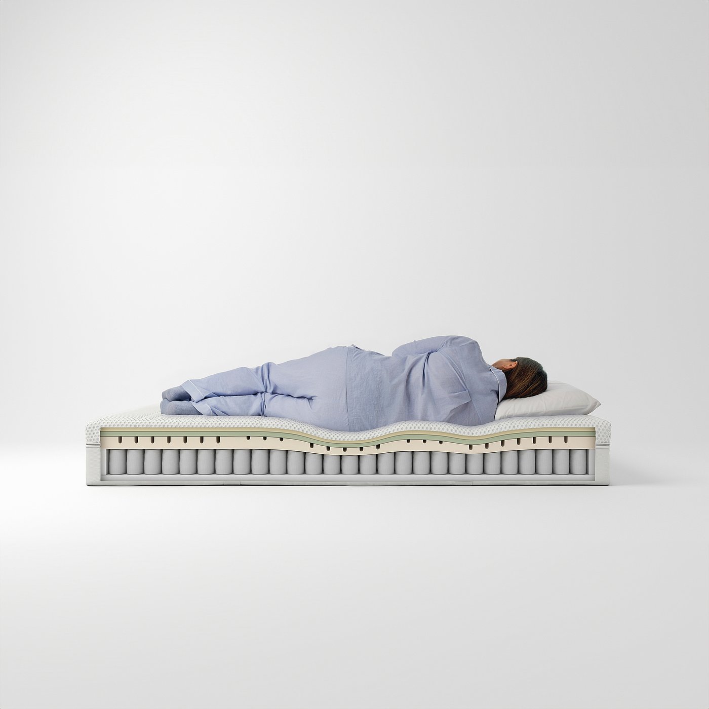 マットレス IKEA mattress semi double ÅNNELAND hybrid mattress queen, plush/white - IKEA CA