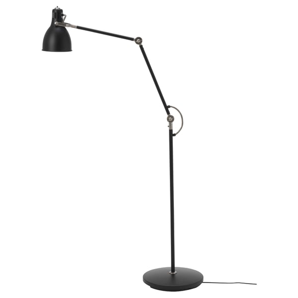 Arod Floor Reading Lamp Dark Gray Anthracite Ikea