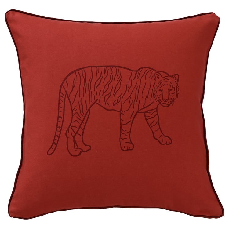 AROMATISK cushion cover, animal red, 50x50 cm (20x20") IKEA CA