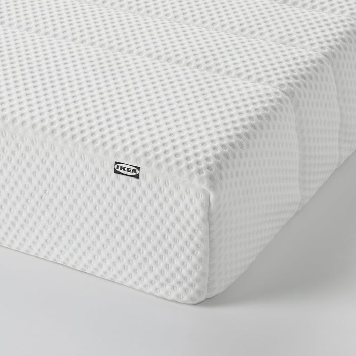 ÅSBYGDA foam queen mattress, firm/white IKEA CA