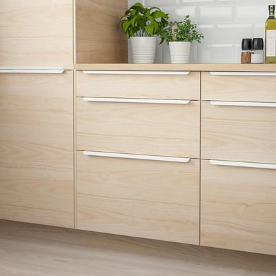 ASKERSUND Drawer front, light ash effect, 24x15 "