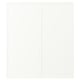 White ASPUDDEN cabinet, rectangular, modern minimalist design.