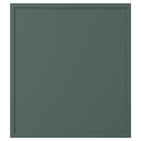 ASPUDDEN Door, dark gray-green, 18x20 "