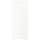 ASPUDDEN: white cabinet, rectangular, plastic edges, simple design.