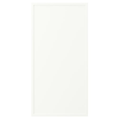 ASPUDDEN: white cabinet, rectangular, modern design, particleboard, and plastic finish.