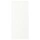 An ASPUDDEN rectangle in white, made of particleboard and fibreboard with plastic edging and foil.
