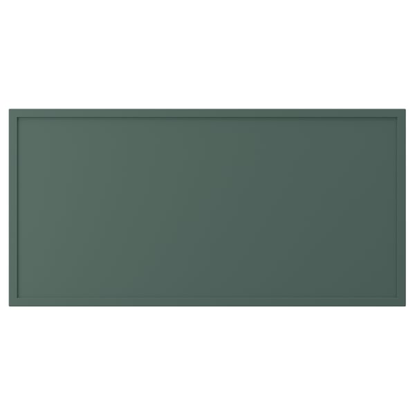 ASPUDDEN Drawer front, dark gray-green, 30x15 "