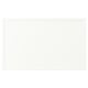 Image shows an ASPUDDEN cabinet in white, rectangular, with plastic edges and a simple design.
