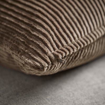 ÅSVEIG Cushion cover, gray-brown, 20x20 "
