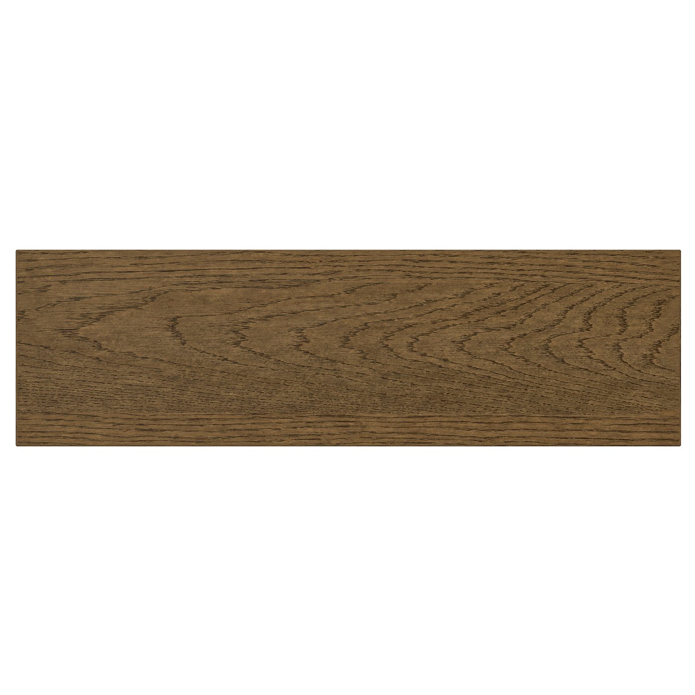 AURDAL drawer front, brown stained oak veneer, 56x17 cm (22x61/2
