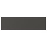 AURDAL Drawer front, dark gray, 22x6 1/2 "