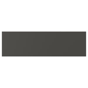 AURDAL Drawer front, dark gray, 22x6 1/2 "