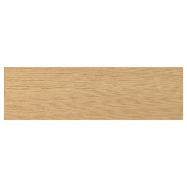 AURDAL Drawer front, oak veneer, 22x6 1/2 "