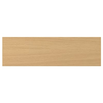 AURDAL Drawer front, oak veneer, 22x6 1/2 "