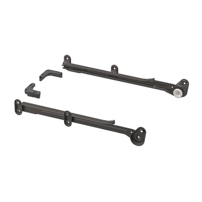 AURDAL Pull-out rail for baskets, dark gray, 14 3/4 "