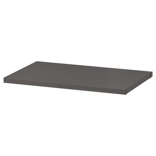 AURDAL shelf, dark grey, rectangular, flat surface.