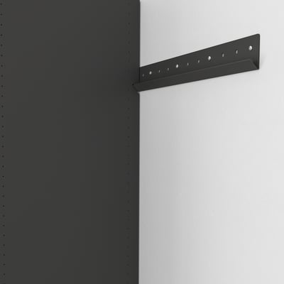 AURDAL Suspension rail, dark gray, 49 1/4 "