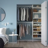 AURDAL Wardrobe combination, white, 47 1/4-60 1/4x15 3/4x87 "
