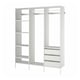 AURDAL Wardrobe combination, white, 74 3/4x15 3/4x87 "