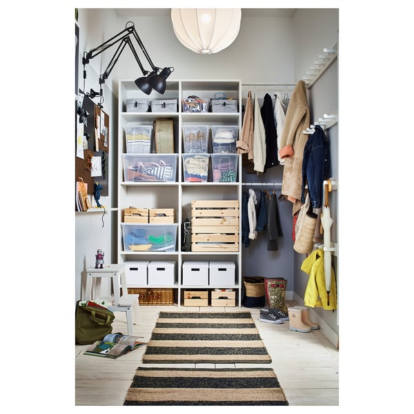 AURDAL Wardrobe combination, white, 70 5/8-83 5/8x15 3/4x87 "