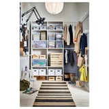 AURDAL Wardrobe combination, white, 70 5/8-83 5/8x15 3/4x87 "