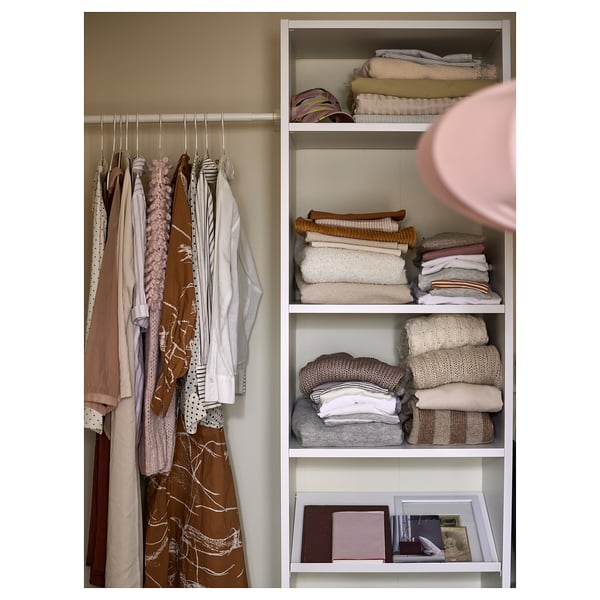 AURDAL Wardrobe combination, white, 47-60x15 3/4x87 "