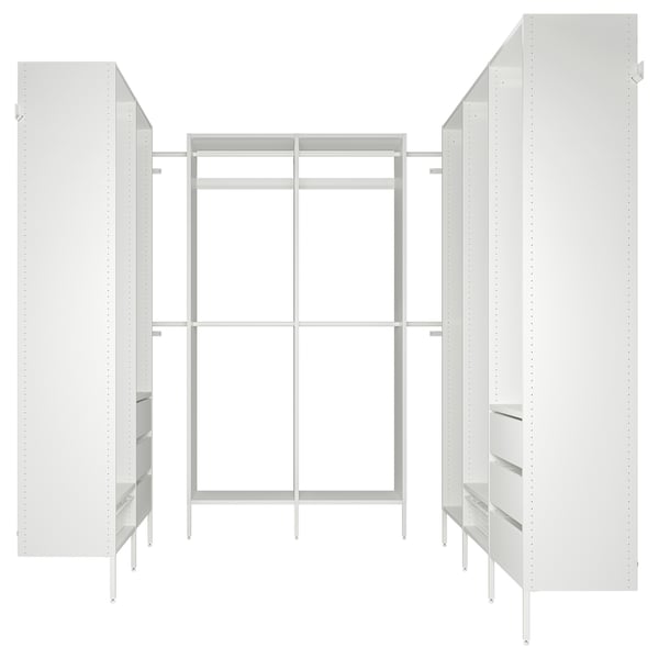 AURDAL Wardrobe combination, white, 70 7/8-118 1/8x15 3/4x87 "