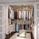 AURDAL Wardrobe combination, white, 70 7/8-118 1/8x15 3/4x87 "