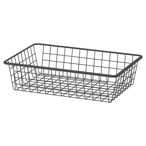 AURDAL Wire basket, dark gray, 22 1/4 "