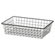 AURDAL Wire basket, dark gray, 22 1/4 "