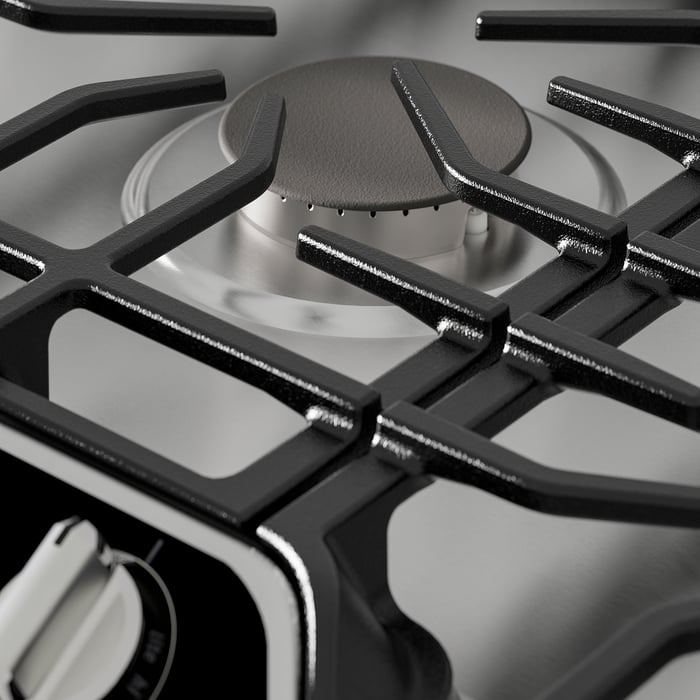 AVBRÄNNING gas cooktop, Stainless steel, 91 cm (36") IKEA CA