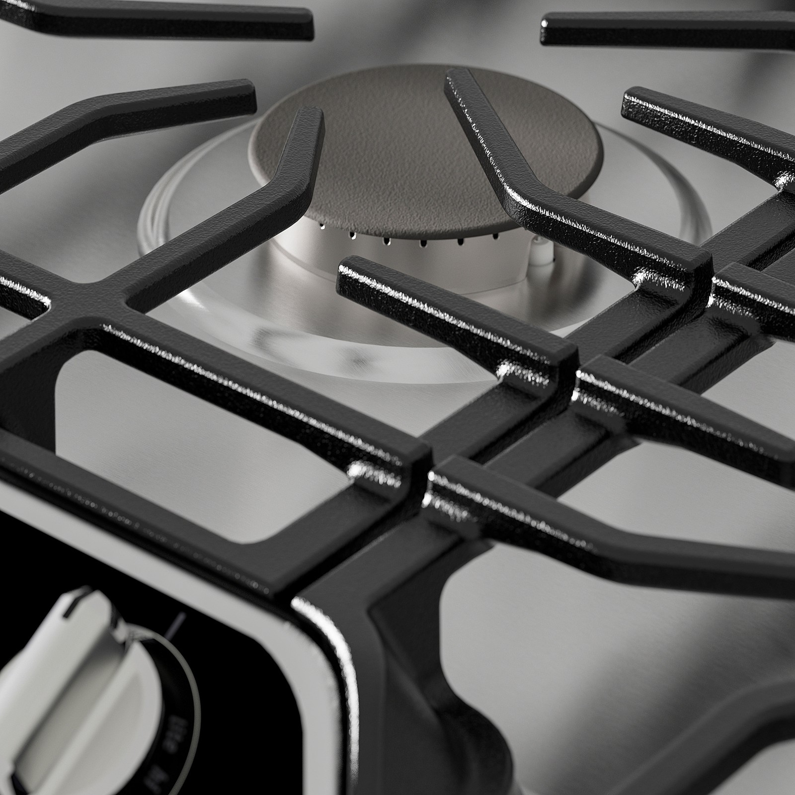 AVBRÄNNING Gas cooktop Stainless steel IKEA