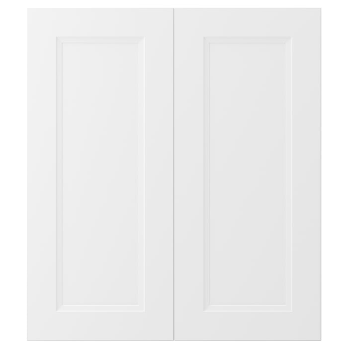 AXSTAD 2p door/corner base set, matt white, 33x76 cm (13x30") IKEA CA