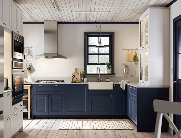 AXSTAD Cover panel, matte blue, 15x32 1/2 "