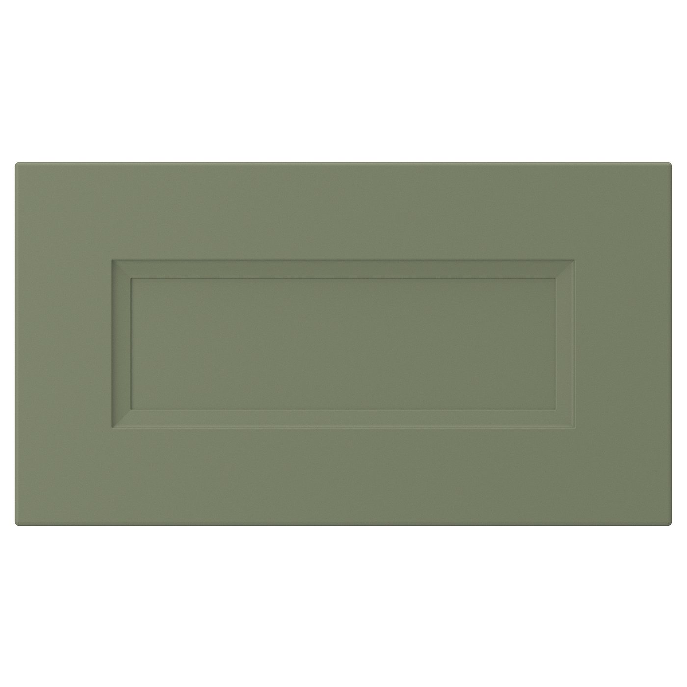 AXSTAD drawer front, gray-green, 46x25 cm (18x10