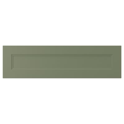 AXSTAD Drawer front, gray-green, 36x10 "