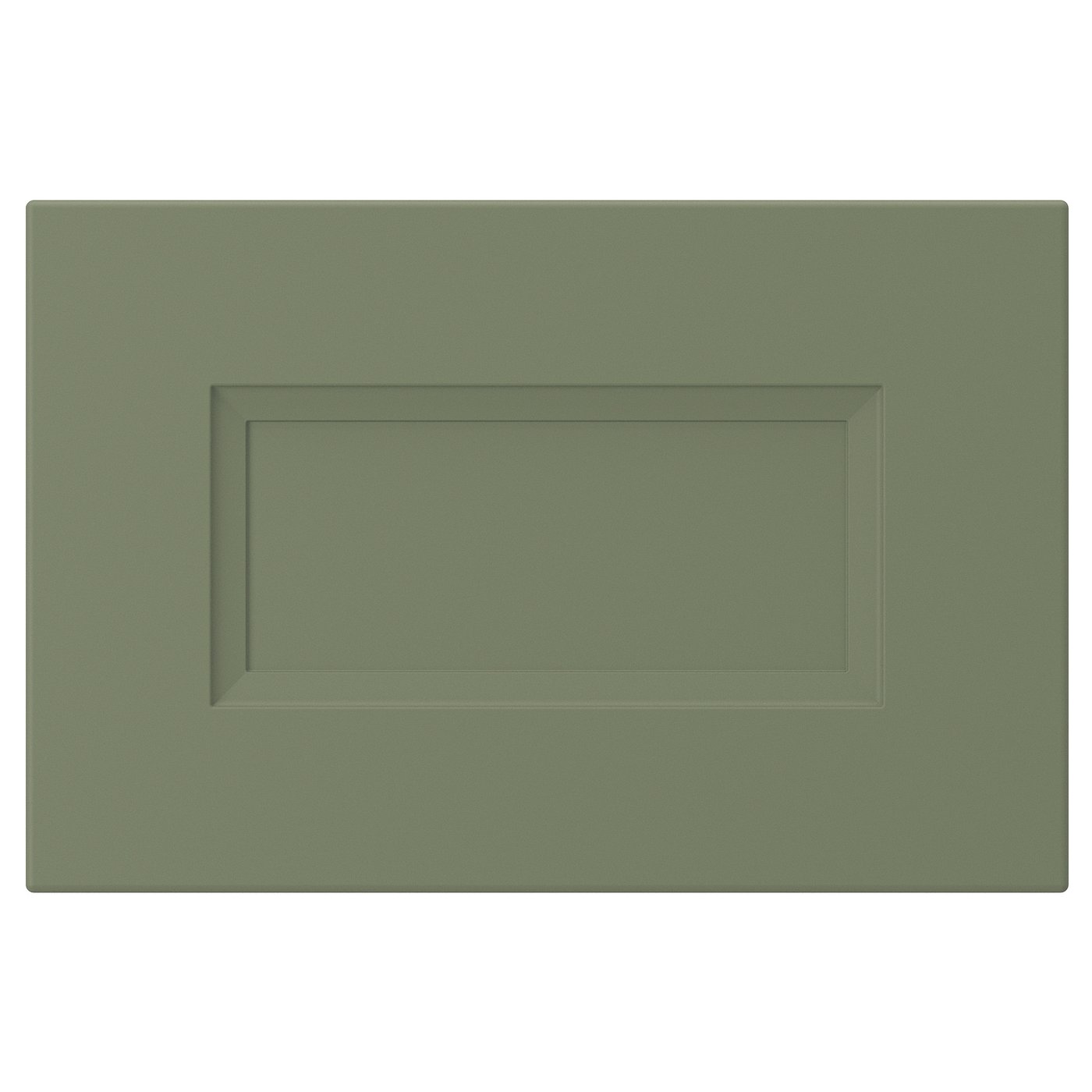 AXSTAD drawer front, gray-green, 38x25 cm (15x10