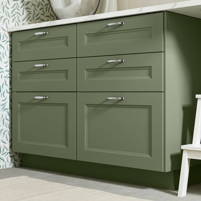 AXSTAD Drawer front, gray-green, 30x15 "