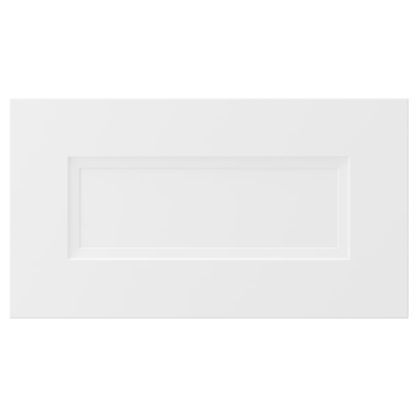 AXSTAD Drawer front, matt white, 18x10 "