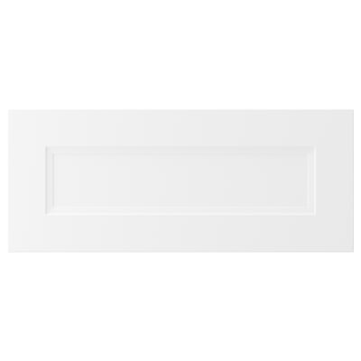 AXSTAD Drawer front, matt white, 24x10 "