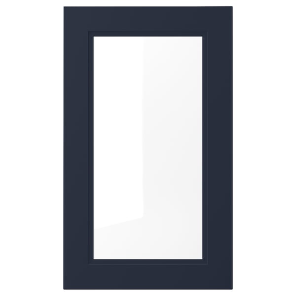 AXSTAD Glass door, matte blue, 18x30 "