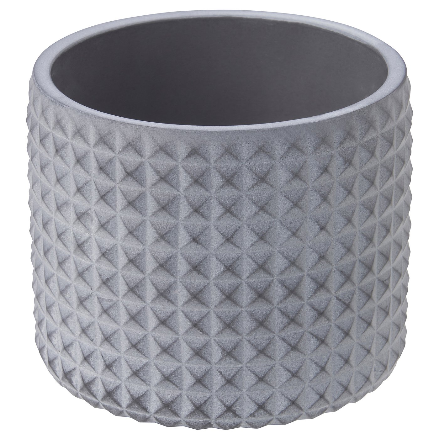 BÄCKDRÅG plant pot, dotted surface/white gray, 6 cm (2 ¼