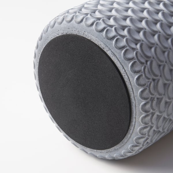 BÄCKDRÅG Plant pot, fish scale patterned/white gray, 3 ½ "