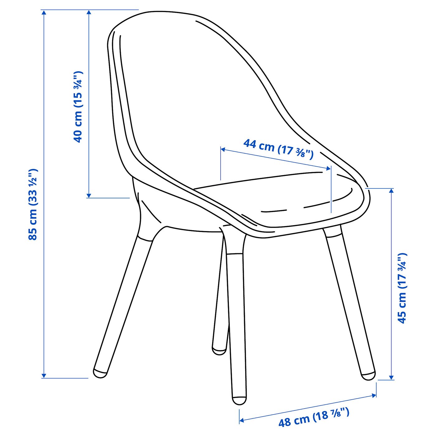 BALTSAR chair, black - IKEA CA