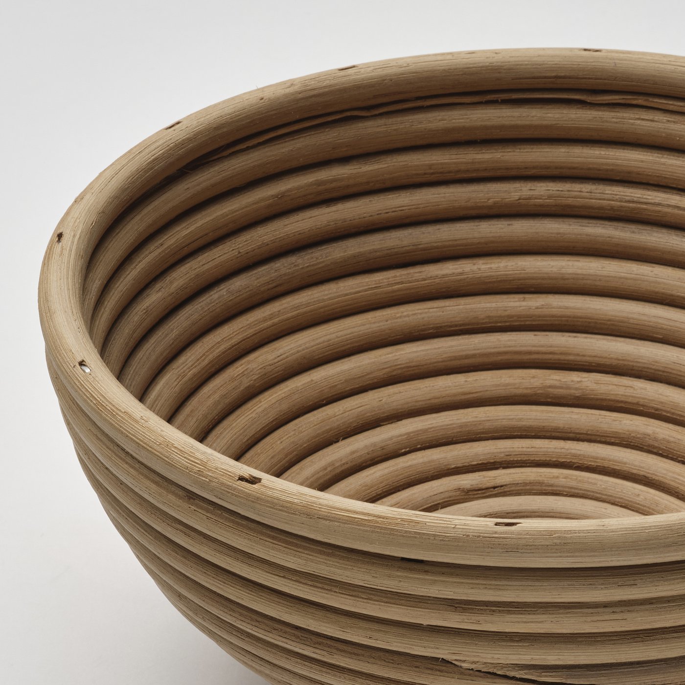 BANDSLÄTTING bread basket, rattan, 22 cm (9